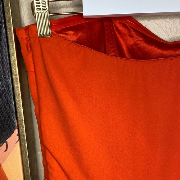 Express Orange Strapless Romper Size 12 - Picture 4 of 6